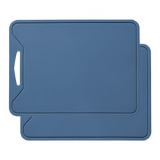 로흐야 국산 로야 캠핑 실리콘 도마 2p, 네이비, 2개