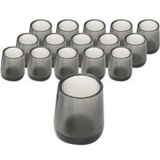 chair surfer 防滑椅腳套 圓形, 黑色透明, 16個