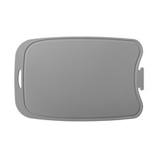 LOHJA 韓國製橢圓形可站立矽膠砧板, 灰色, 1個