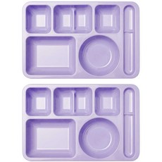 便當之王迷你韓式便當盤 2入, 丁香紫