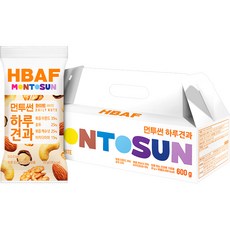 바프 먼투썬 하루견과 화이트 세트, 20g, 30개