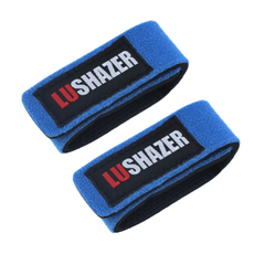 Machi Eoje 釣竿竿身彈性多用途束帶 2入, 藍色