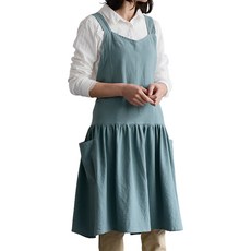 MA 이지핏 심플 포켓 앞치마, 블루, 1개