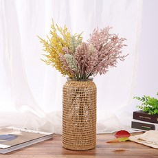 Charm Living室內藤編玻璃花瓶 H00165, 透明