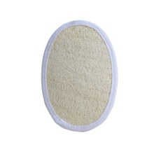 磨砂沐浴去角質巾, 藍色, 1個, 1入