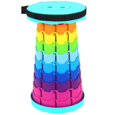 The Bella 彩虹露營釣魚折疊椅, 1個, 綠色