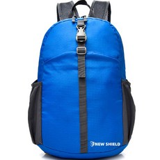 NEW SHIELD 다용도 접이식 백팩 등산배낭 17L, 블루