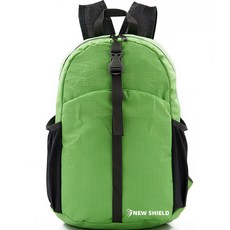NEW SHIELD 다용도 접이식 백팩 등산배낭 17L, 그린