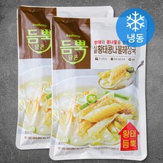 듬뿍담은 사골 황태 콩나물 해장국 1~2인분 (냉동), 600g, 2개