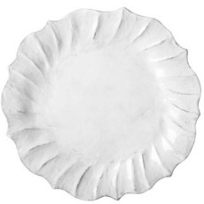 VBC CASA Incanto 荷葉邊主餐盤, 白色, 1個