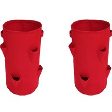 Dahaeyu 可在家中種植的漂亮花盆 2入, 紅色, 2個