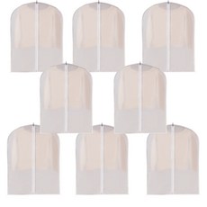 솔브리빙 투명 peva 지퍼식 행거 옷커버 60x80cm, 1개입, 8개