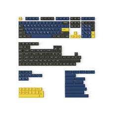 Keychron Cherry Profile 雙色射出 PBT 英文鍵帽全套 219鍵 替換用 PBT-17, Royal, 單一商品