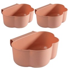 나린나래 휴지통 주방 싱크대걸이 3p, 핑크
