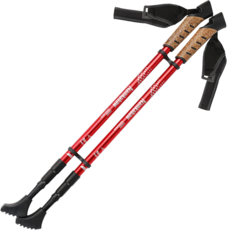 Think Pie 高品質專業用杜拉鋁登山杖 1入, 03 紅色, 1個