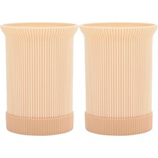 Ants 紙板大容量餐具筒, 粉紅色, 2個