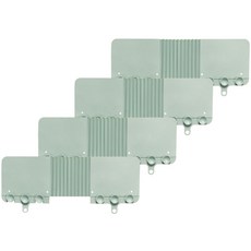 Narin Narae廚房水槽曲線矽膠擋水板, 薄荷, 4個