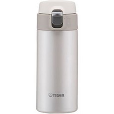 TIGER 虎牌 夢重力彈蓋式保溫保冷杯, 奶油白(WM), 360ml, 1個