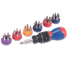 WORKPRO 38合1短柄螺絲起子套組 WP221050, 1套