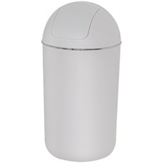 Rema 按壓式垃圾桶 圓形 10L, 1個, 銀色白色