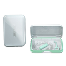 假牙/牙套矯正器收納盒, 白色, 1個