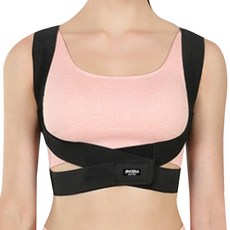 JINGBA SUPPORT 男女通用肩部姿勢輔助帶, 黑色