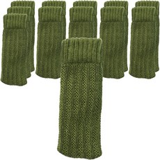 다해유 귀여운 니트 의자 커버 12p, 녹색, 12개