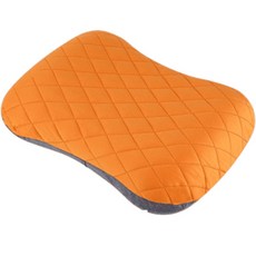 앤도 다이아몬드 패턴 캠핑 베게, 오렌지, 1개