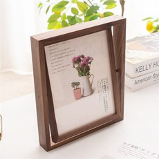 NEOLIN 室內裝飾木框桌面壓克力相框, 棕色