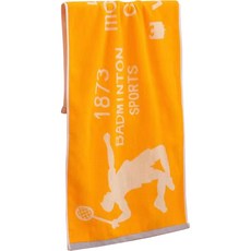 Real Coordi足球羽毛球體育館棉質運動毛巾 40*100cm, 淺黃色, 1個