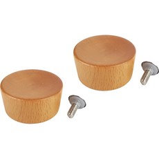 Possten 鍋蓋替換用木製把手, 混合色, 2個