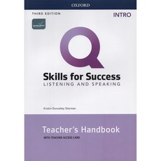 Q 3E Listening & Speaking Intro Teacher's handbook with Teacher Access Card, OXFORDUNIVERSITYPRESS