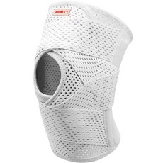 심플앤글로우 헬스 런닝 달리기 등산 통기성 무릎 보호대 크림, 1개