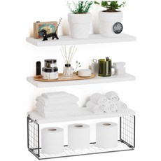 인테리어 미니 벽선반, 화이트