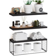 인테리어 미니 벽선반, 블랙