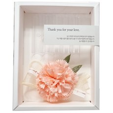 La Vida 單朵康乃馨零用錢夾禮盒, 粉紅色