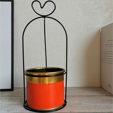 러블리 선반 위 인테리어 화분, 오렌지