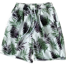 cofv 男士沙灘花卉短褲, 款式1