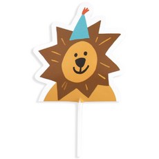 生日獅子糖果裝飾包裝標籤, 100個, 混合顏色