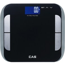 CAS 數位體脂計體重機, 黑色, BFA-26