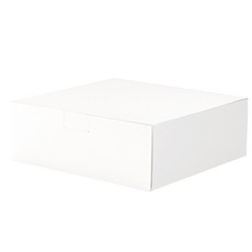 禮物盒 4號(16 x 16 x 5.5 公分), 20個, 白色