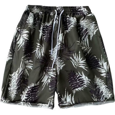 cofv 男士沙灘花卉短褲, 款式2