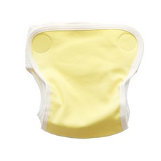 Mom's Nature 防水尿布套 L, 黃色, 1個