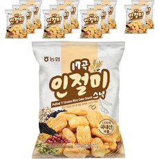 Nonghyup 17種穀物泡芙米餅 黃豆粉年糕風味, 12包, 125g