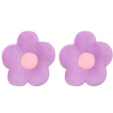 Gomingoming 花朵造型靠背兩用椅墊 2入