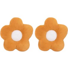 고민고밍 꽃모양 등받침 겸용 의자 쿠션 2p