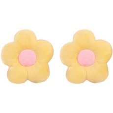 Gomingoming 花朵造型靠背兩用椅墊 2入