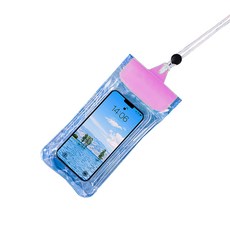 Pang Seller 智慧型手機透明防水袋, 粉紅色, 1個