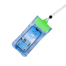 Pang Seller 智慧型手機透明防水袋, 綠色, 1個