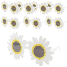 indi.k 雛菊派對眼鏡, 白色, 8個